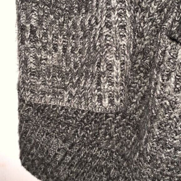 St. Johns Bay Womens Gray Open Front Cardigan Sweater L - Picture 7 of 10